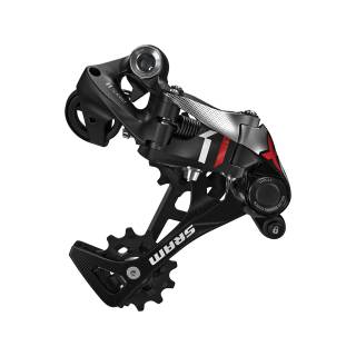 SRAM Schaltwerk X.0 1 Type 2.1 - 11-fach langer Käfig, schwarz-rot