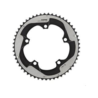 SRAM Kettenblatt Road (Rival22) 50T, LK:110mm, Alu., schwarz/silber 11-fach, X-Glide, (für 50-34T), GXP/ BB3