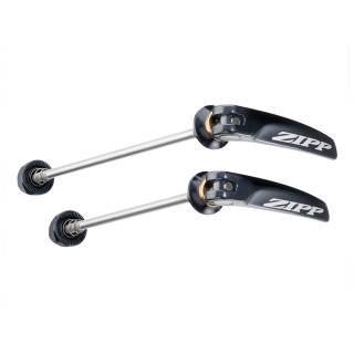 Zipp Tangente Schnellspanner-Set-Stahl mit silber Zipp Logo schwarz, für Road Wheels