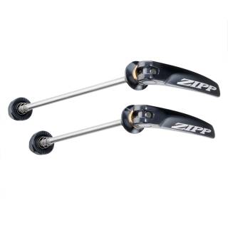 Zipp Tangente Schnellspanner-Set-Stahl;mit silber Zipp Logo;schwarz, für Road Wheels