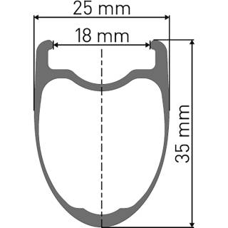 LAUFRAD VR DT PRC 1400 SPLINE 35MM 5/100 QR