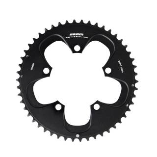 SRAM Kettenblatt Road;39T, LK:130mm, Alu., schwarz;(für 53-39T / 48-39T)