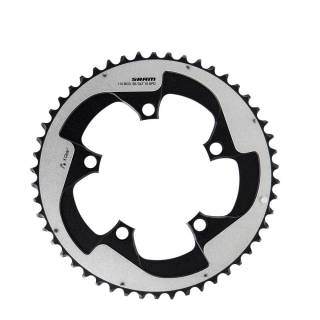 SRAM Kettenblatt Road RED 22;53T, LK:130mm, Alu., grau;11-fach, X-Glide R (53-39T) GXP/ BB30