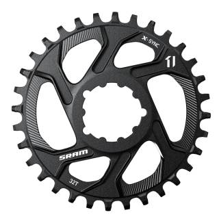 SRAM Kettenblatt MTB;28T, Direct Mount, Alu., schwarz;11-fach, X-Sync, 3mm Offset, Boost