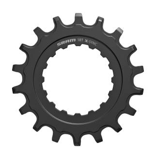 SRAM X-Sync Kettenblatt E-MTB;14T, Stahl, schwarz;für Bosch Antriebe