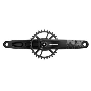 SRAM Kurbelgarnitur NX Eagle DUB;175mm, 32T DM, schwarz;ohne DUB Innenlager