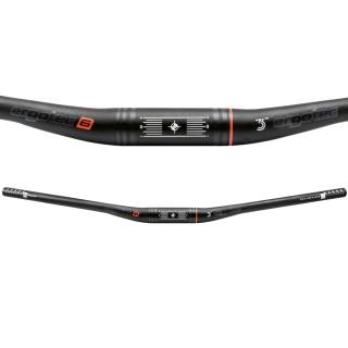 Ergotec Lenker Low Rise Bar Ray 35.0, GW780, GL245, GH15, 9° Level 6 schwarz