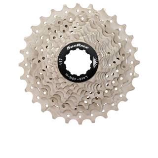 SunRace CSRS0 10s Kassette 11-25t Alu - Road Sram/Shim metallic