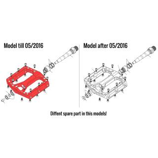 REVERSE Pedalkörper rechts bis 05/2016 für Black ONE Pedal