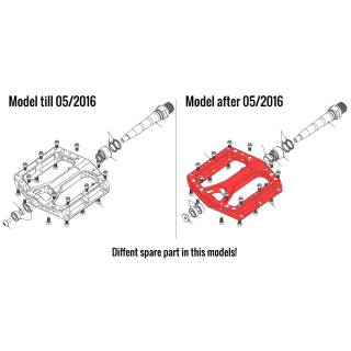 REVERSE Pedalkörper rechts nach 05/2016 für Black ONE Pedal