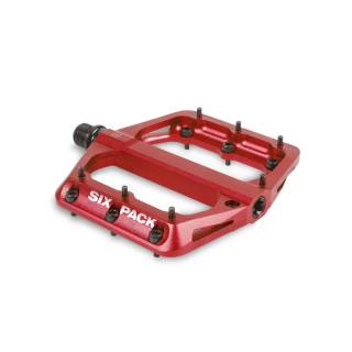 SIXPACK MILLENIUM AL PEDAL RED