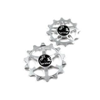 JRC 14/12T Ceramic Jockey Wheels for SRAM Eagle Silver