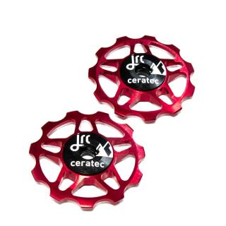 JRC Ceramic Jockey Wheels 11t Red