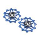 11T Ceramic Pulley Wheels BLU