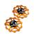 JRC Ceramic Jockey Wheels 11t Orange