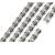 ConneX 108 1s Kette 112 links Nickel silber