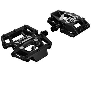 Tatze Pedal TWO-FACE Composite  Plattform/SPD, 10 Pin´s schwarz