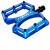 Tatze Pedal CONTACT CNC junior Plattform, 10 Pin´s blau