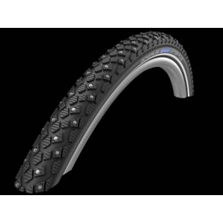 Reifen Schwalbe 42-406 Marathon Winter Plus 20x1.60 - 20 HS396 schwarz Reflex SmartGuard 168 Stahl Spikes Draht