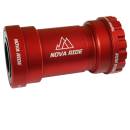 Nova Ride Innenlagerschalen PF30 24 mm Shimano rot