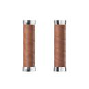 Brooks Slender Leather Grips - dark tan