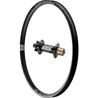 Reverse Black One Hinterrad, 150 x 12 mm EFS Nabe, Shimano DH7  Freilauf, 26" Grau