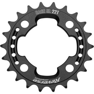 REVERSE Kettenblatt Race SL 64mm 22T schaltbar (Schwarz)