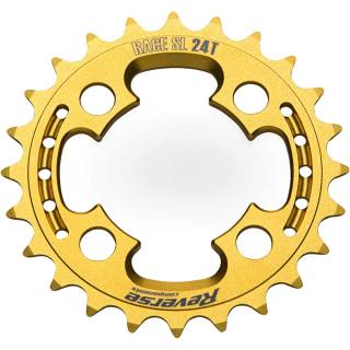 REVERSE Kettenblatt Race SL 64mm 24T schaltbar (Gold)