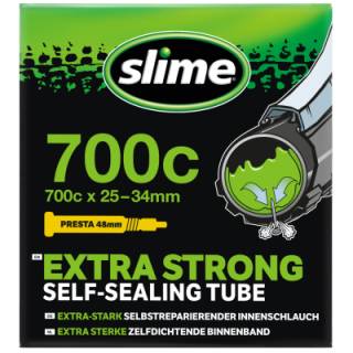 Schlauch Slime Smart Tube 28 - 700C x 28-32 selbstdichtend, SV - Sclaverand-Ventil 48mm